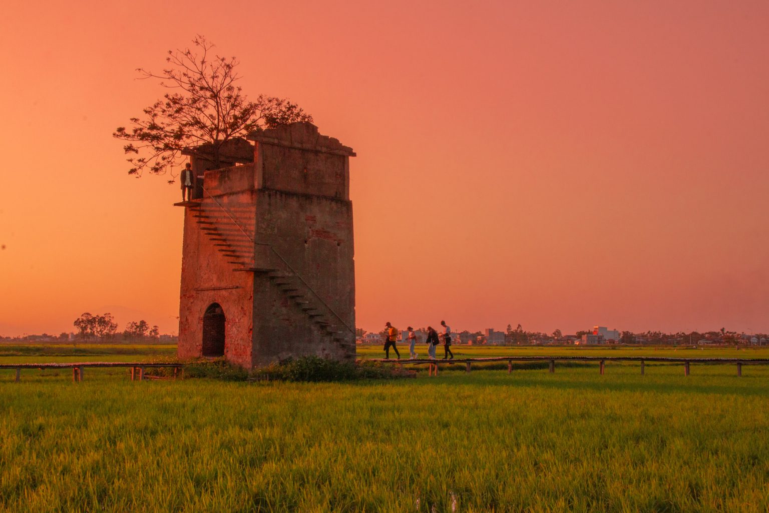 Lò gạch cũ giữa cánh đồng thơ điểm check-in như phim trường ở Hội An