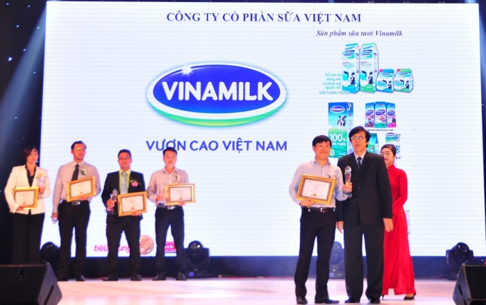 Vinamilk 3 năm liên tục đạt danh hiệu: Thương hiệu tin dùng