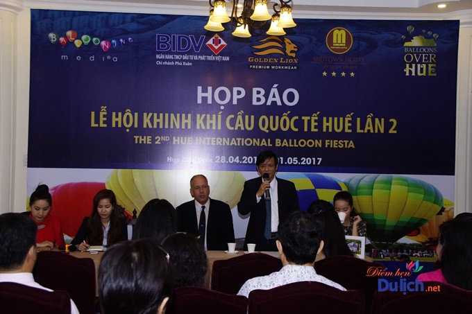 Họp báo lễ hội khinh khí cầu quốc tế Huế lần thứ 2