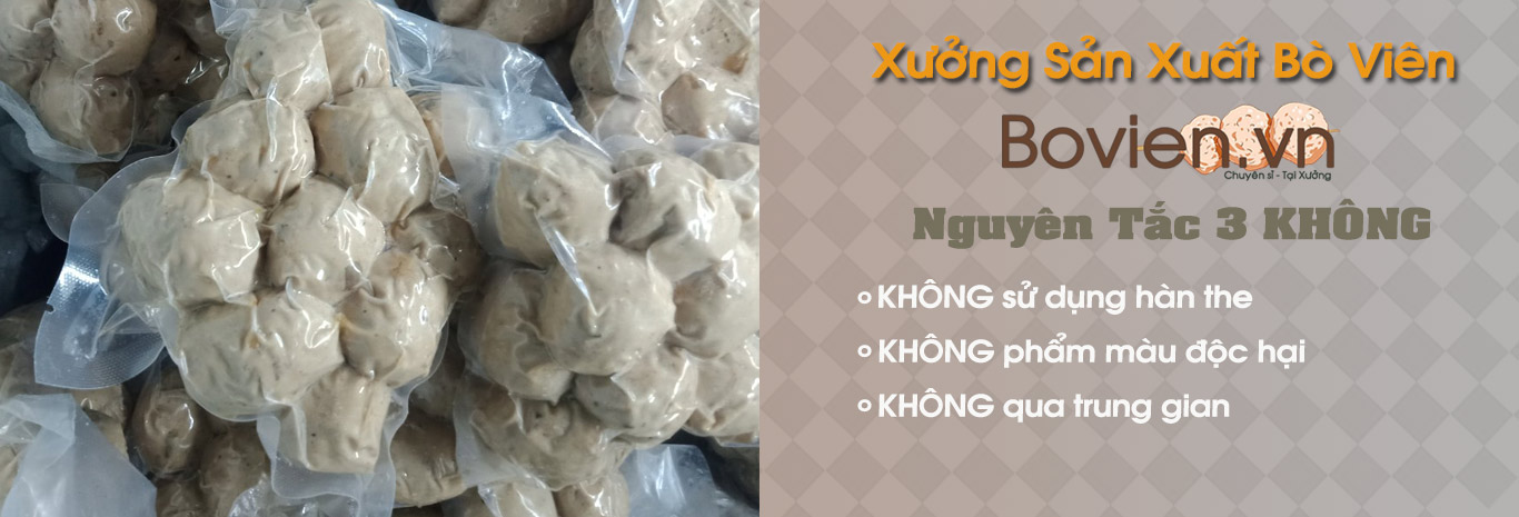 Giải Pháp Sỉ Bò Viên Sạch Cho Quán Phở TP.HCM