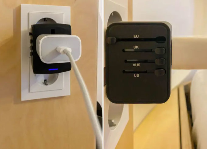 Joey cũng mang theo bộ chuyển đổi ổ cắm để sạc điện thoại, máy ảnh... Cô mang theo máy tính bảng để vừa làm việc, vừa giải trí trong thời gian ngồi tàu.