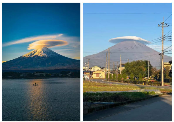 Hình ảnh mây trên núi Bà Đen được nhiều người cho rằng rất giống với núi Phú Sĩ ở Nhật Bản.