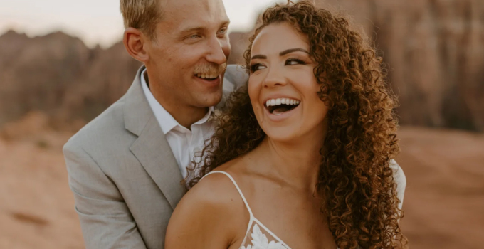 Ảnh cưới của Patricia và Aaron. Ảnh: CNN