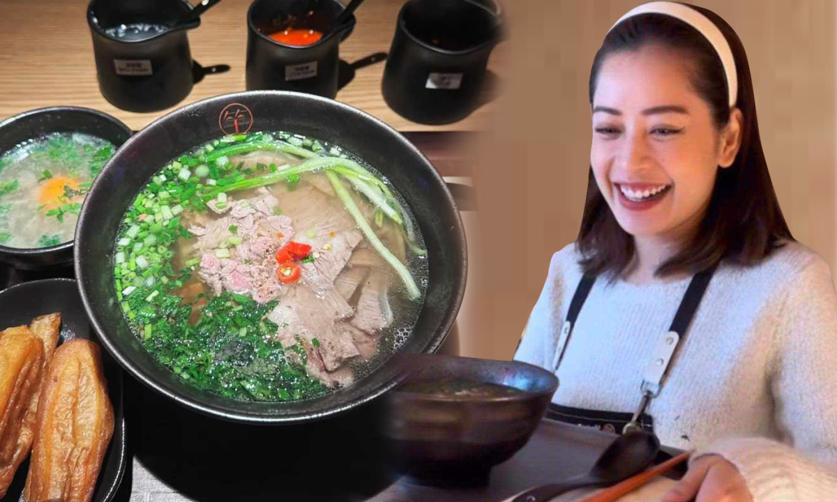 Chi Pu mở nhà hàng phở ở Thượng Hải