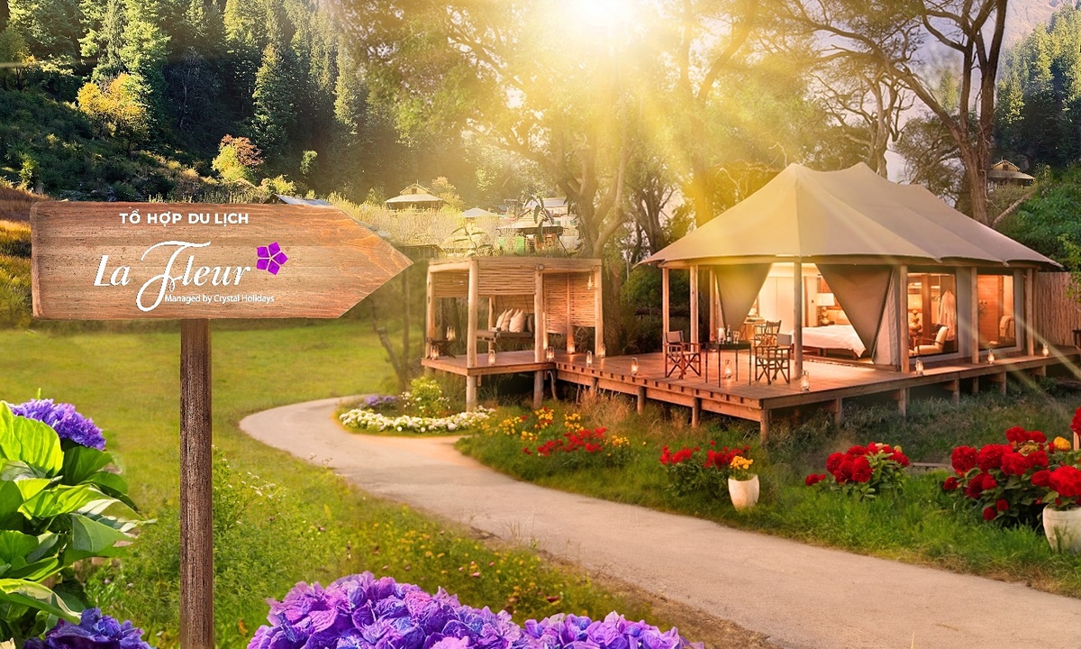 Crystal Holidays ra mắt mô hình nghỉ dưỡng La Fleur Glamping