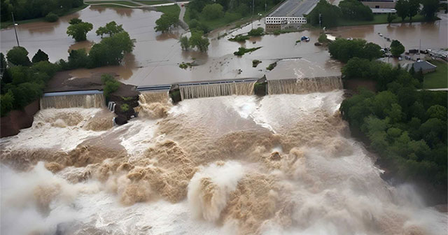 Đập Kakhovka ở Ukraine bị phá hủy đang gây ra thảm họa