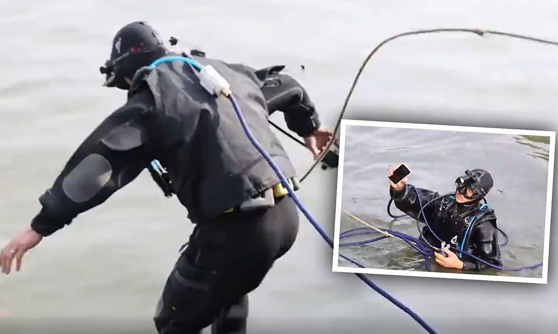 Nghề lặn tìm điện thoại kiếm 35 triệu/ngày