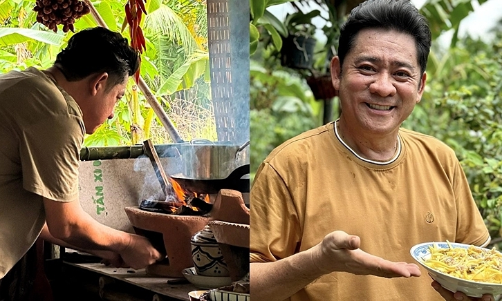 Sở thích nấu món dân dã của Huỳnh Anh Tuấn