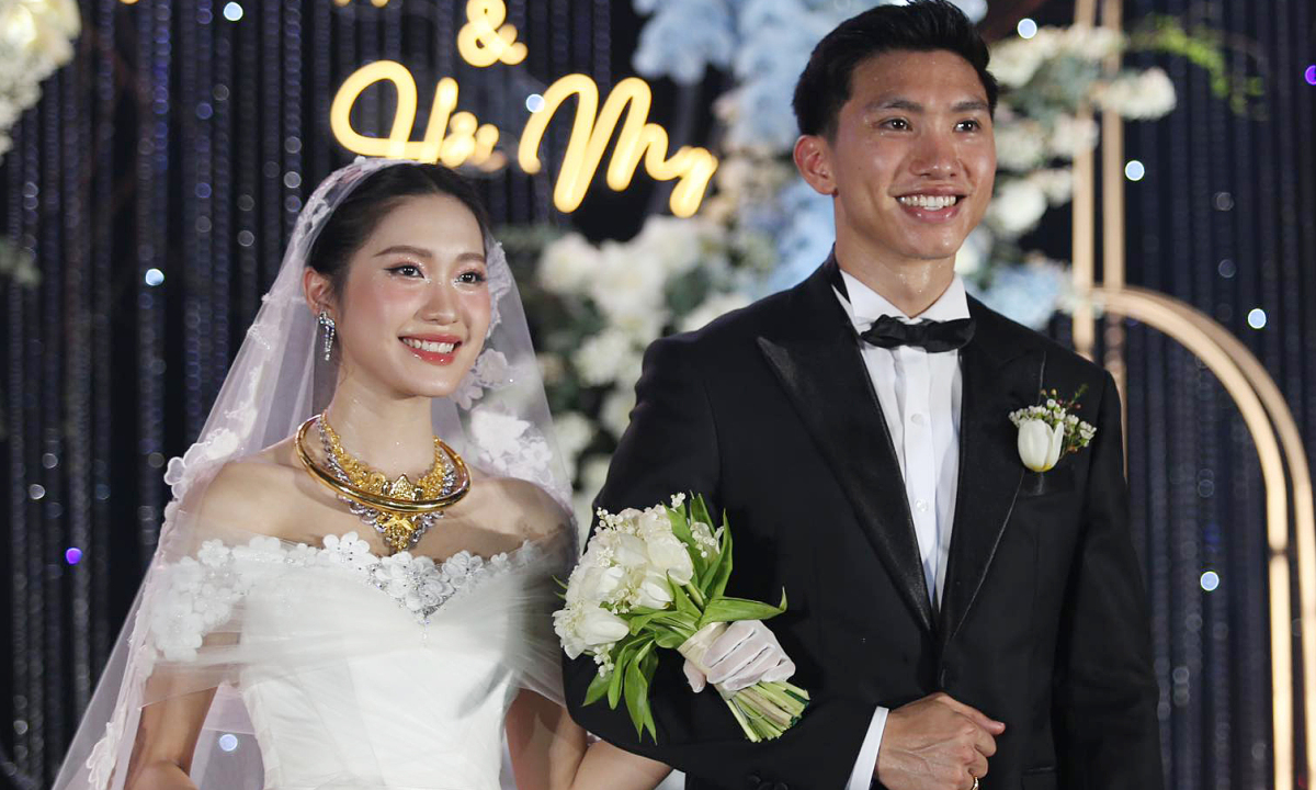 Thực đơn tiệc cưới Văn Hậu - Hải My đầy ắp đặc sản quê hương