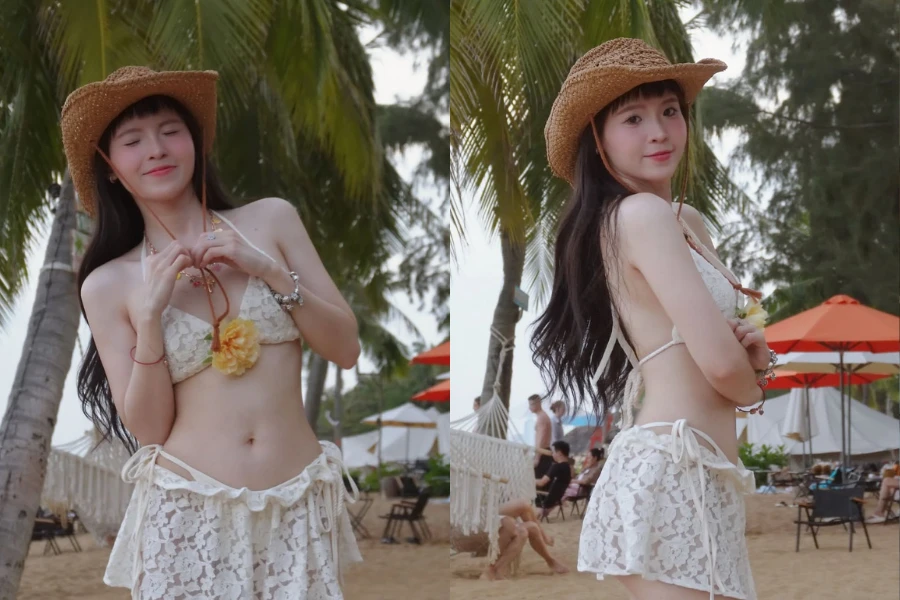 Thúy Kiều FAPTV đăng loạt ảnh bikini với thân hình nóng bỏng