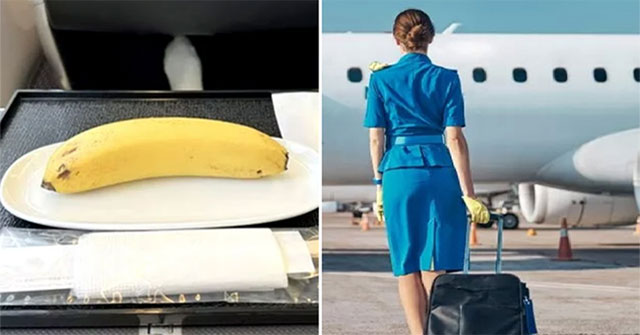 Vì sao tiếp viên hàng không thường mang một quả chuối lên máy bay?