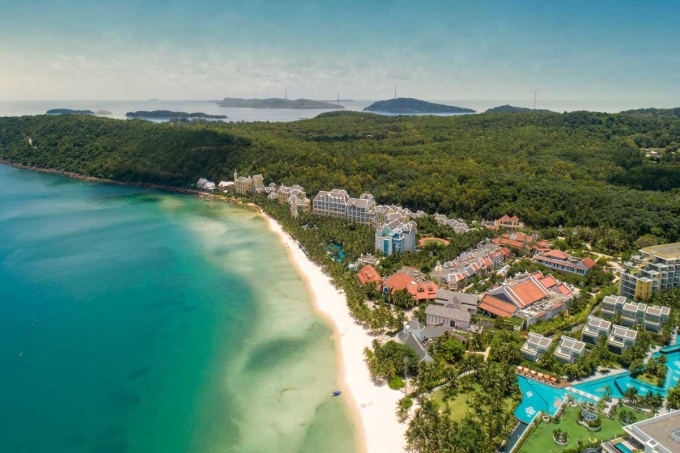 Khu vực nam Phú Quốc có nhiều khách sạn, resort lớn dành cho khách du lịch.