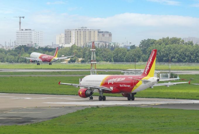 Máy bay của Vietjet. Ảnh: Ánh Dương